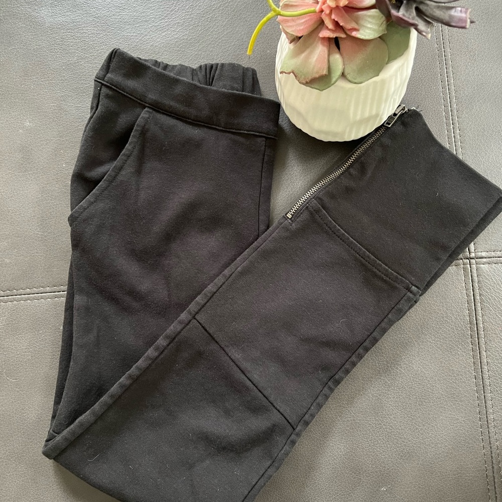 Garnet Hill girl 10 black pants Like New